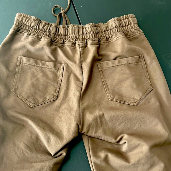 Womens Brown Jogger Pants - Picture 5 of 5